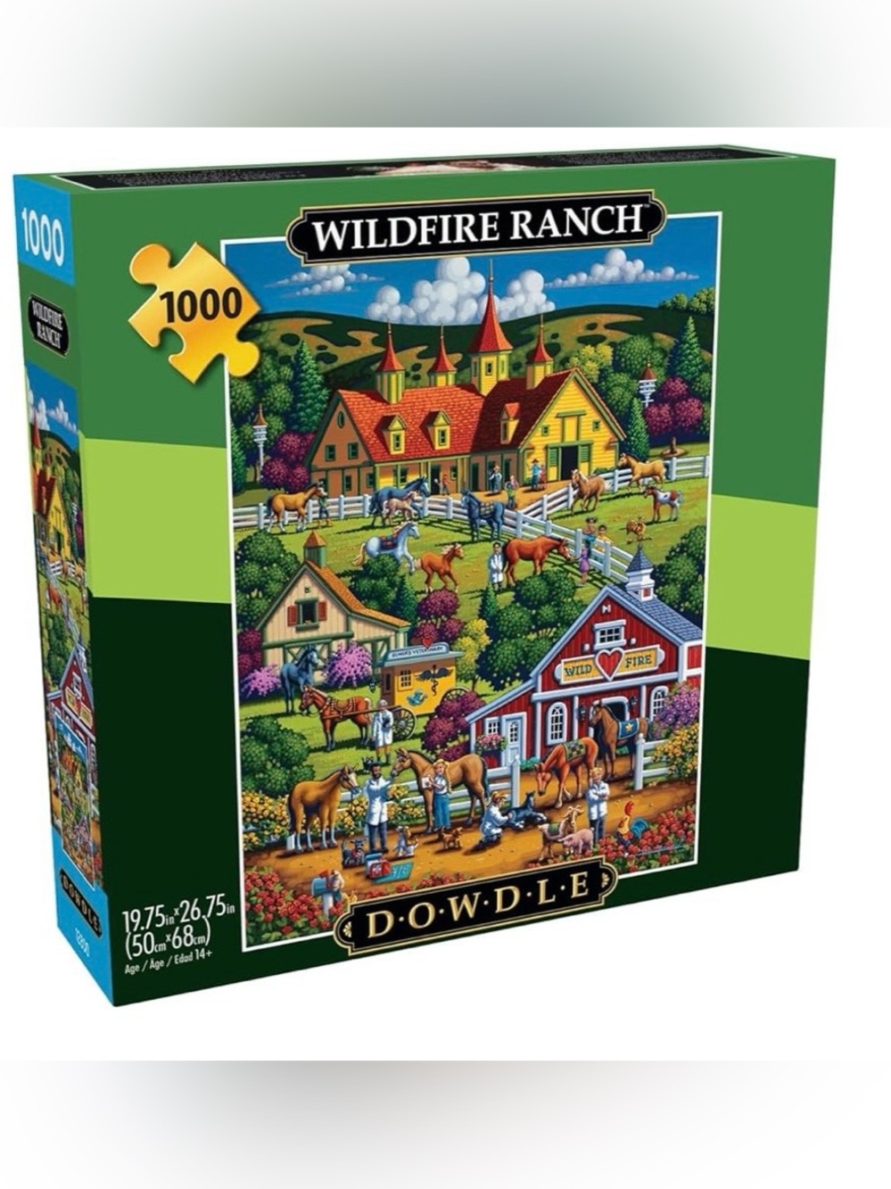 Dowdle by Eric Dowdle Wildfire Ranch 1000-Piece Jigsaw Puzzle